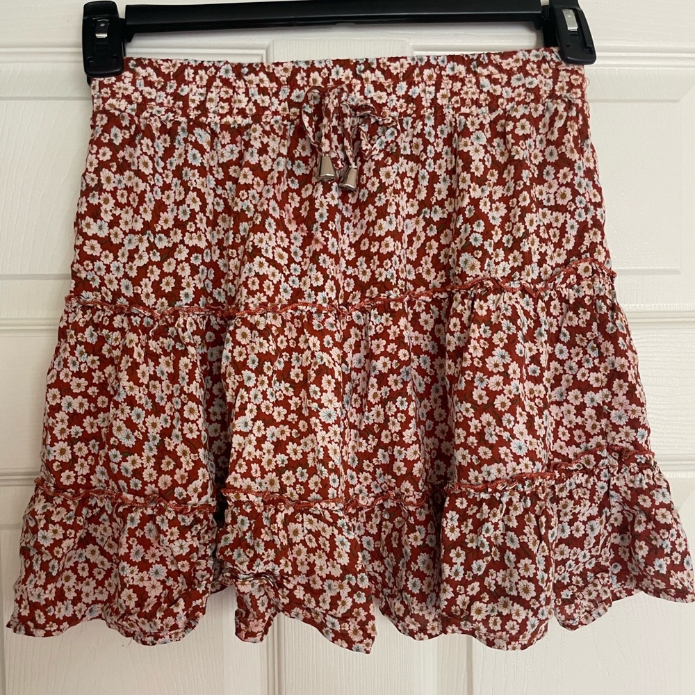 Shein Floral Skirt